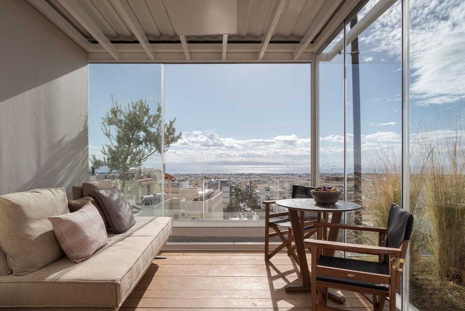 Balcony/Terrace, Seating area, Sea view