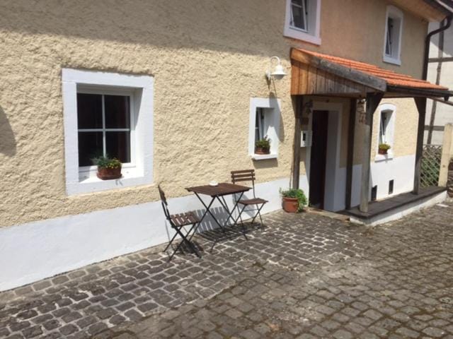 Facade/entrance, Garden view