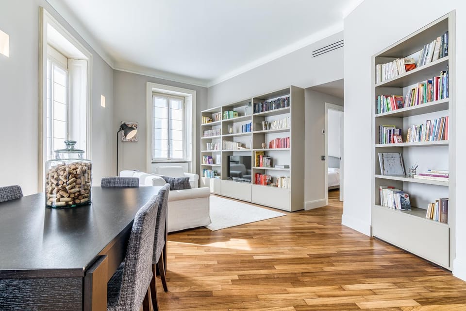 Library, Living room