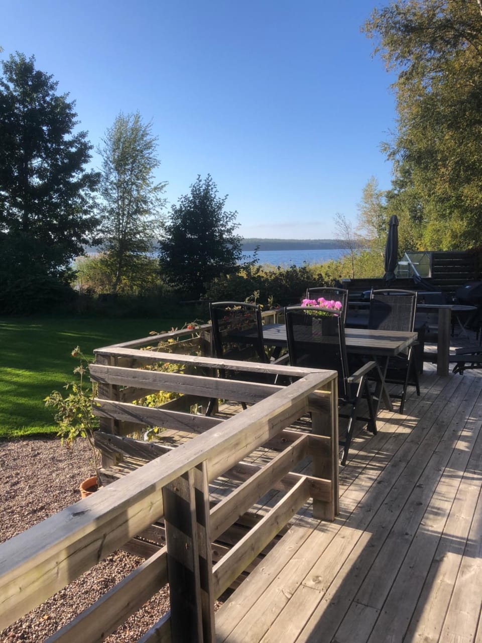 Patio, Garden, Lake view