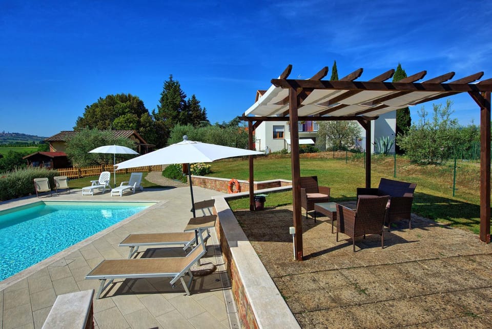 Summer, Pool view, Swimming pool