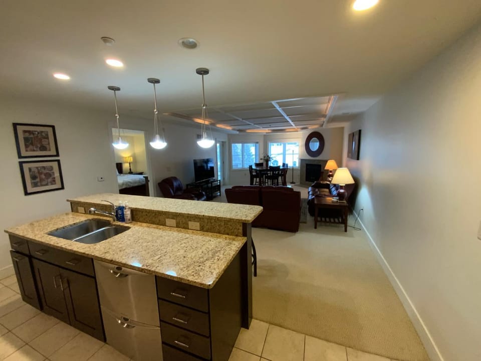 Spacious furnished suite at Peninsula Bay Resort House in Michigan