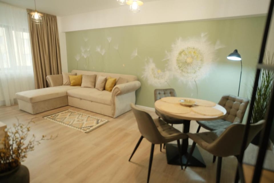 Living room, Seating area, Dining area