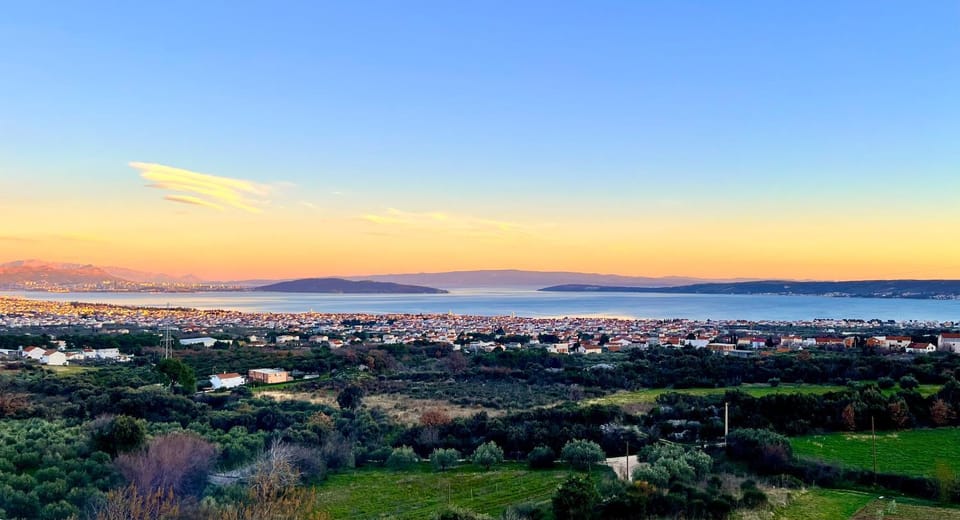 Natural landscape, Sea view, Sunset