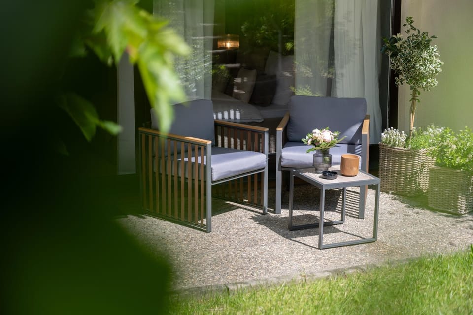 Spring, Day, Garden, Garden, Garden view