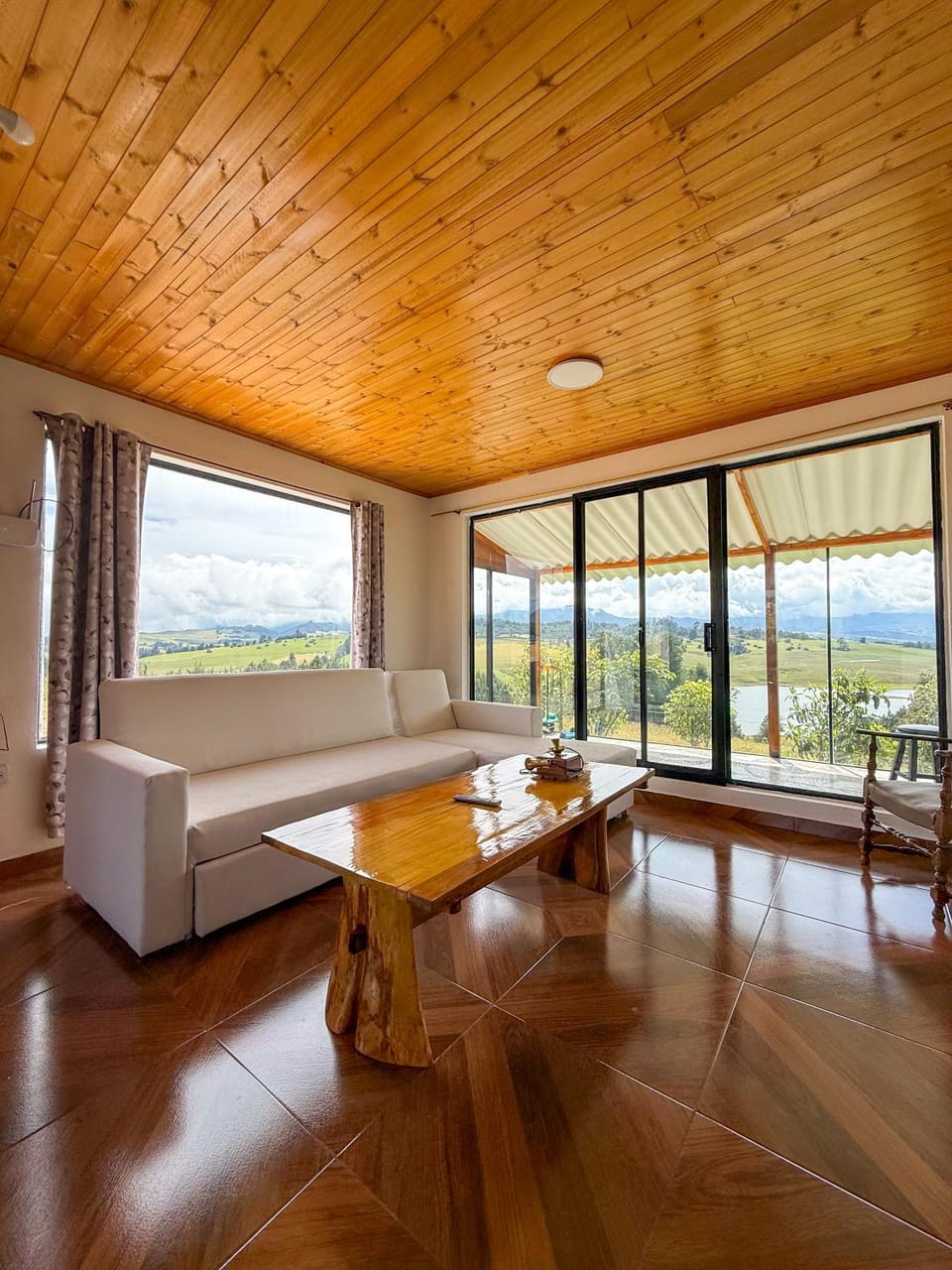 Natural landscape, Living room, Seating area, Dining area
