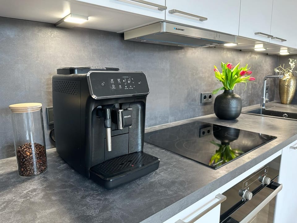 Neu & Schick: Küche inkl. Kaffee Apartment in Dresden