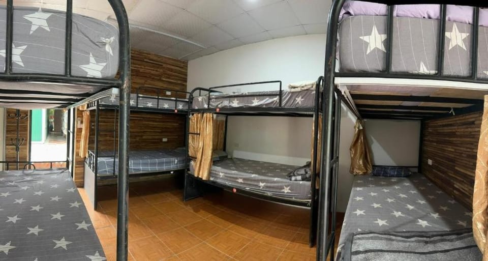 Photo of the whole room, bunk bed