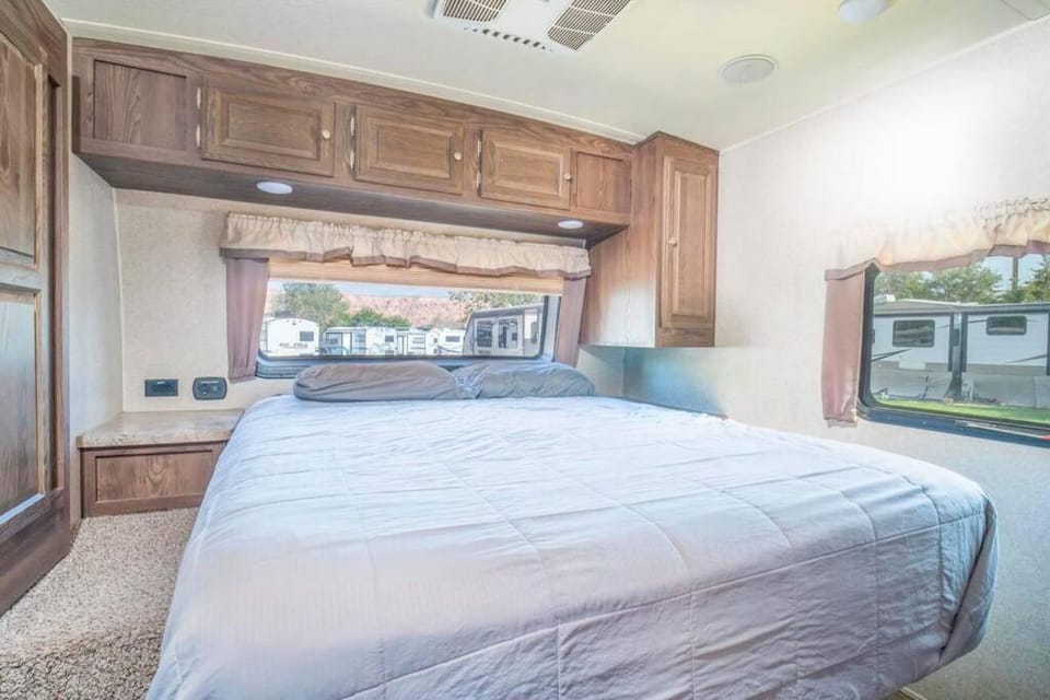 Moab RV Resort Glamping Trailer OK36 House in Utah