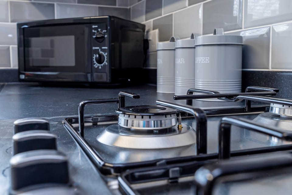 Coffee/tea facilities, Kitchen or kitchenette, minibar, stove