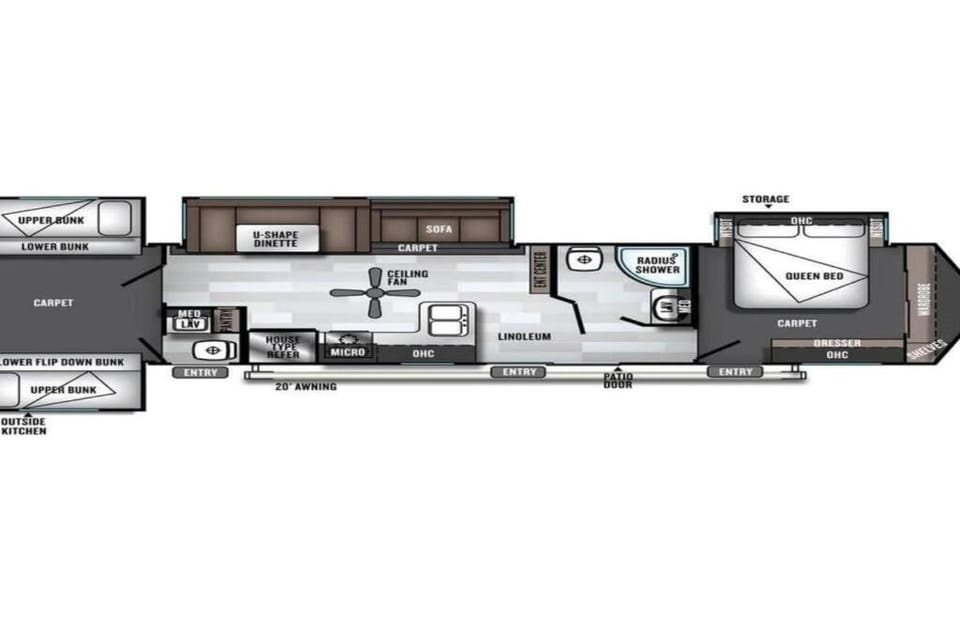 Moab RV Resort RV III Fully Setup OK43 House in Utah