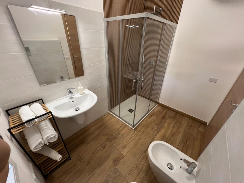 Shower, Toilet, Bathroom, bidet, towels
