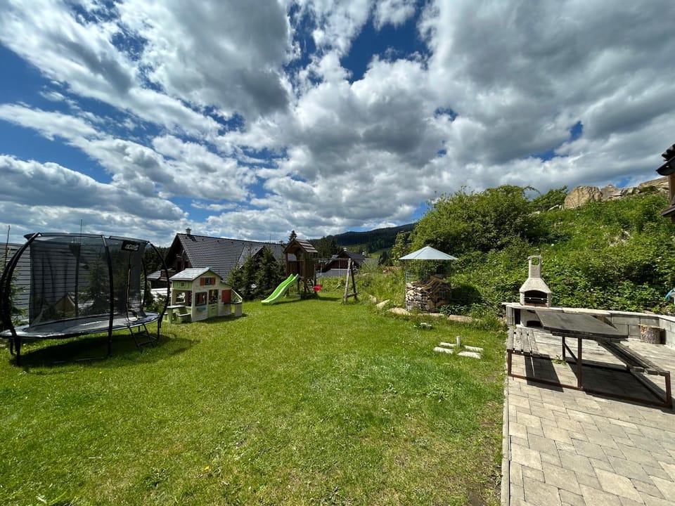 Natural landscape, Garden, Garden view