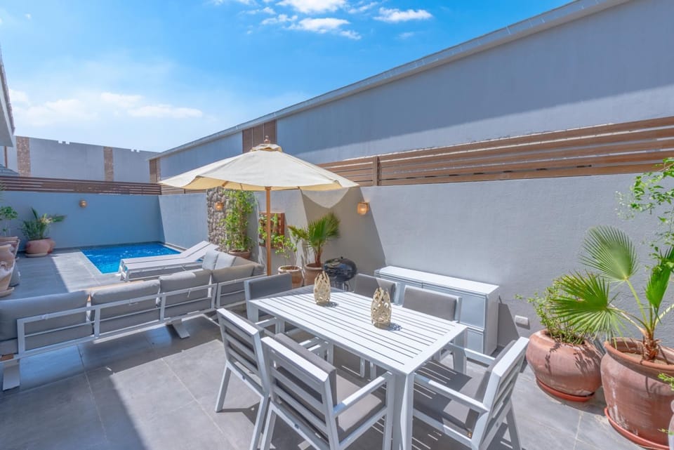 Tropical 2BR Paradise in Bali, El Gouna. Pool, Patio & BBQ Apartment in Hurghada