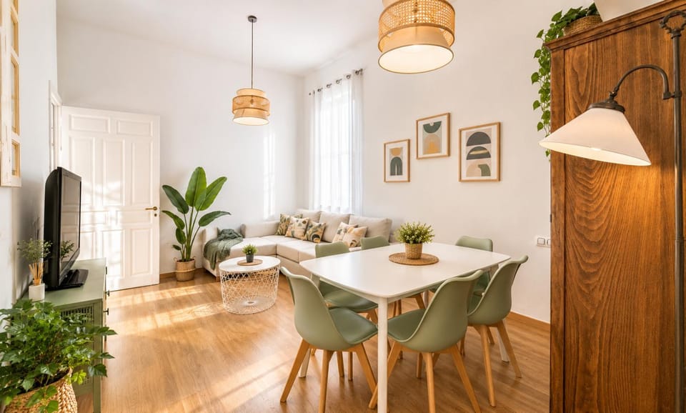 TV and multimedia, Living room, Seating area, Dining area, wardrobe, air conditioner
