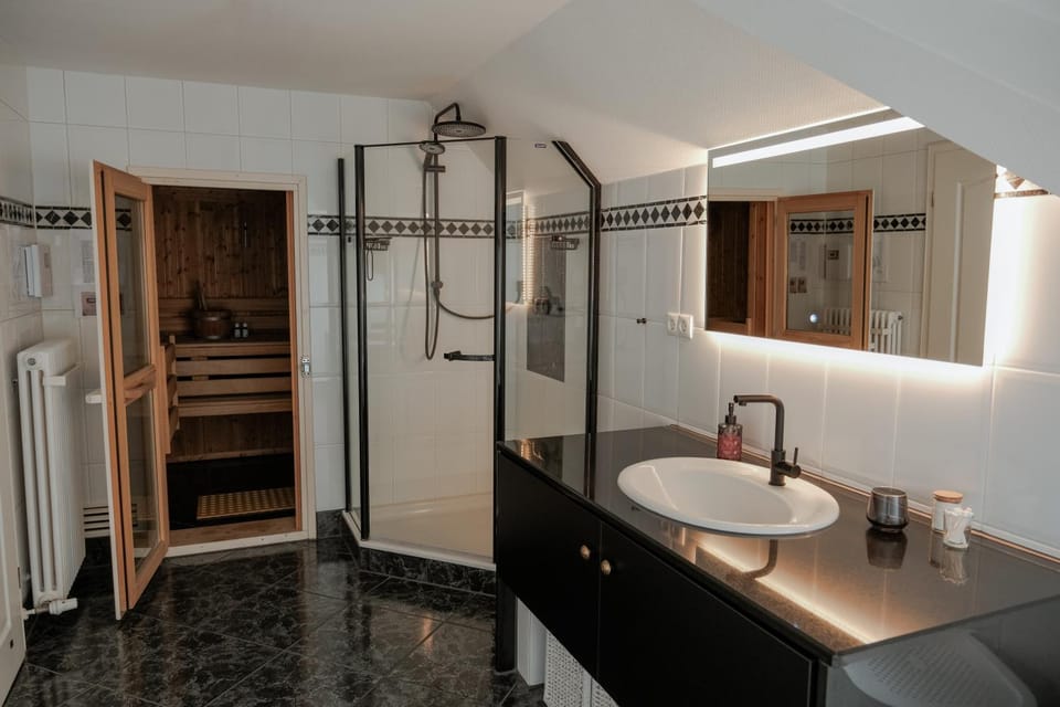 Shower, Sauna, Bathroom