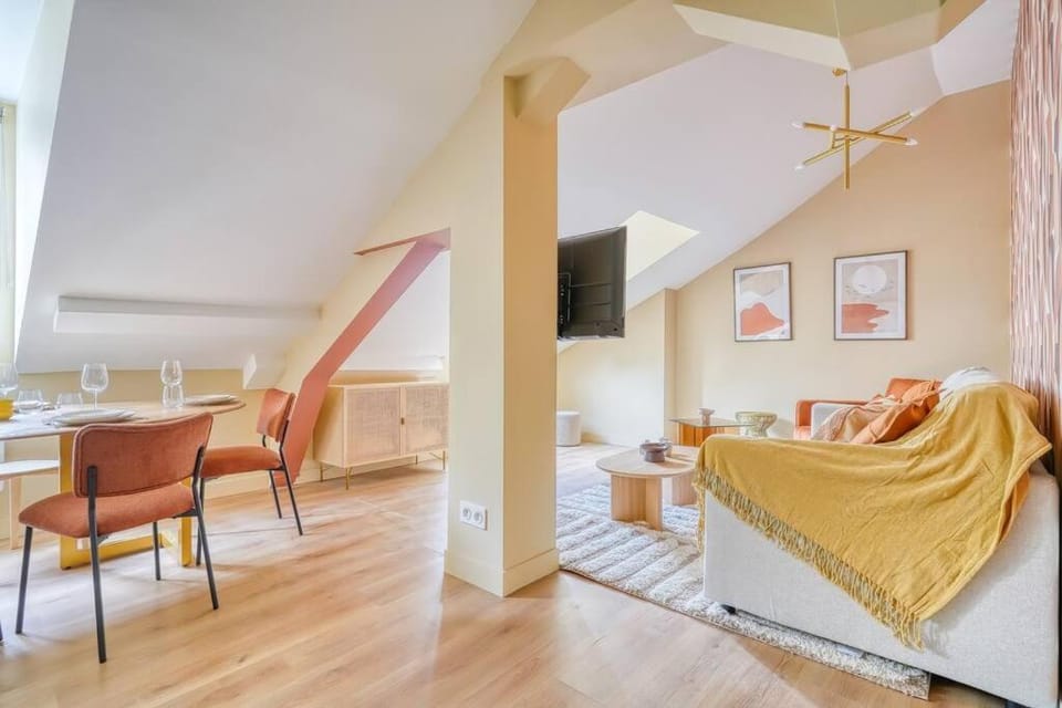 4D#Appart 4Pers # 1 Chambre # Commerce # Paris 15#AC Apartment in Paris