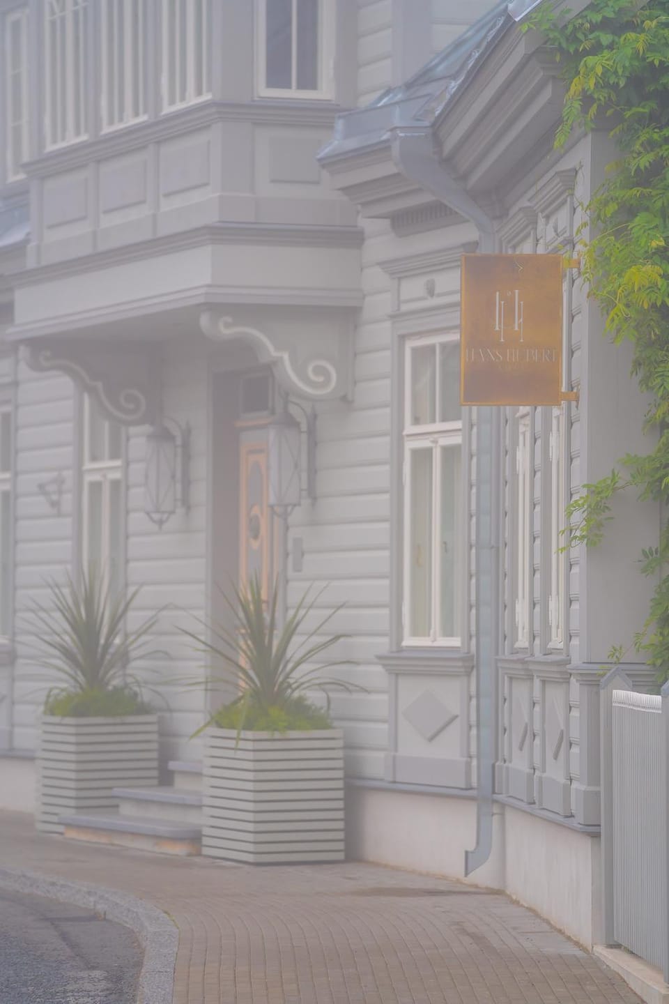 Property building, Autumn, Quiet street view
