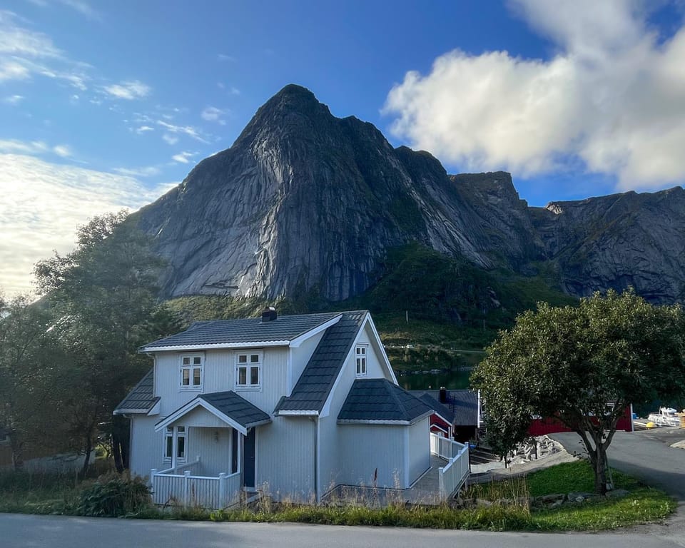 Property building, Natural landscape, Summer, Mountain view