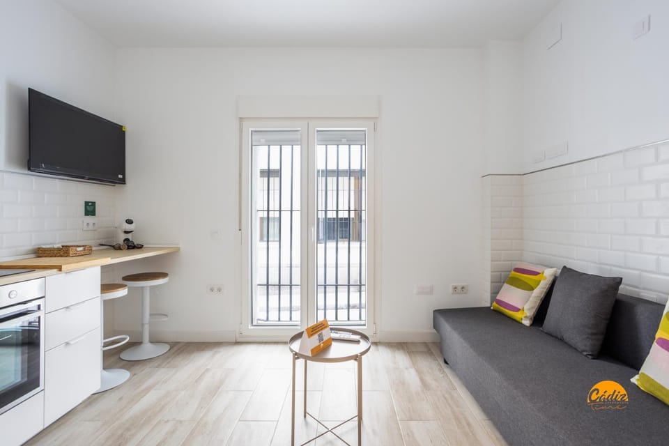 Kitchen or kitchenette, Living room