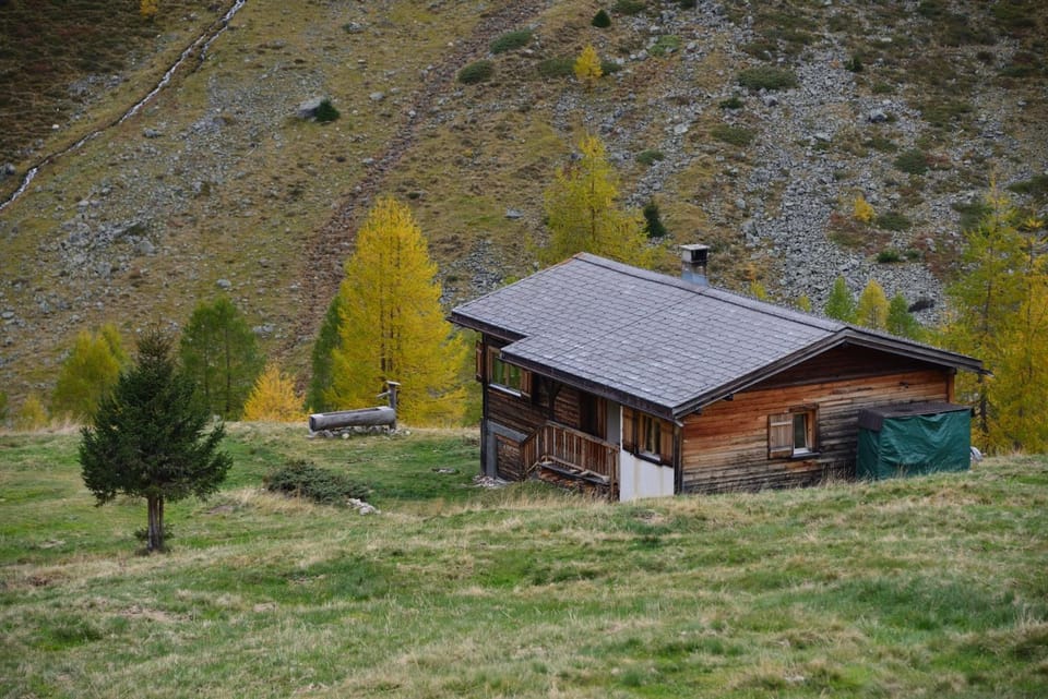 Property building, Autumn, Mountain view