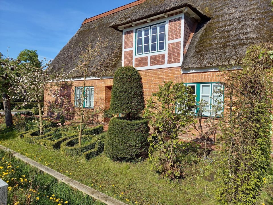Property building, Spring, Garden view