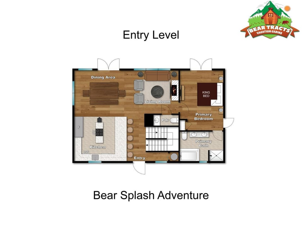 Bear Splash Adventure House in Gatlinburg