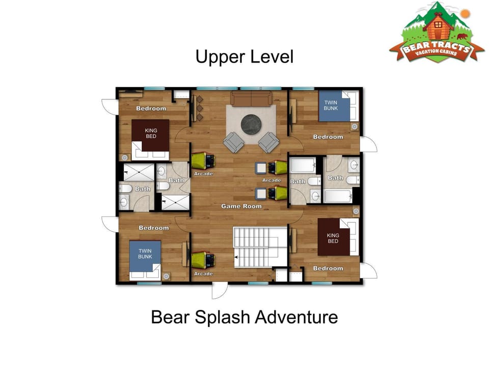 Bear Splash Adventure House in Gatlinburg