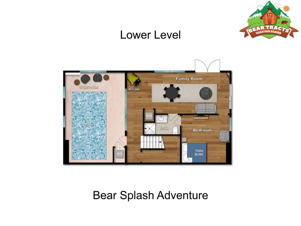 Bear Splash Adventure House in Gatlinburg
