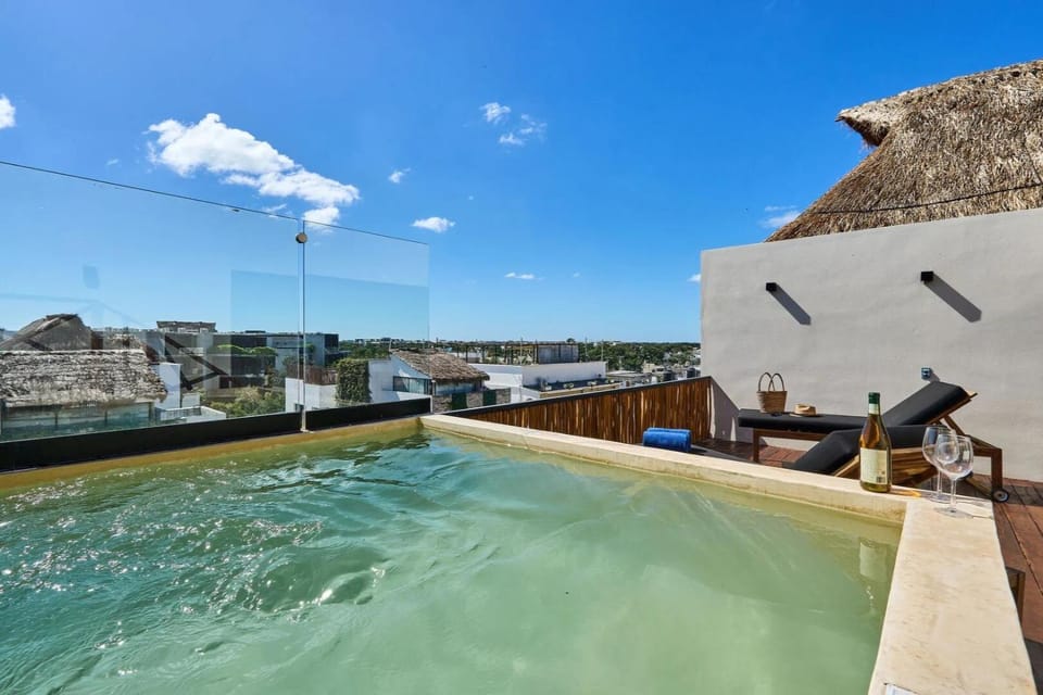 Patio, Day, Pool view, Swimming pool, sunbed