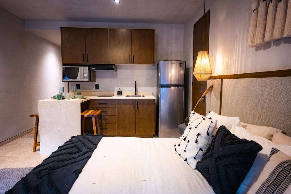 Bed, Kitchen or kitchenette, Decorative detail, Bedroom