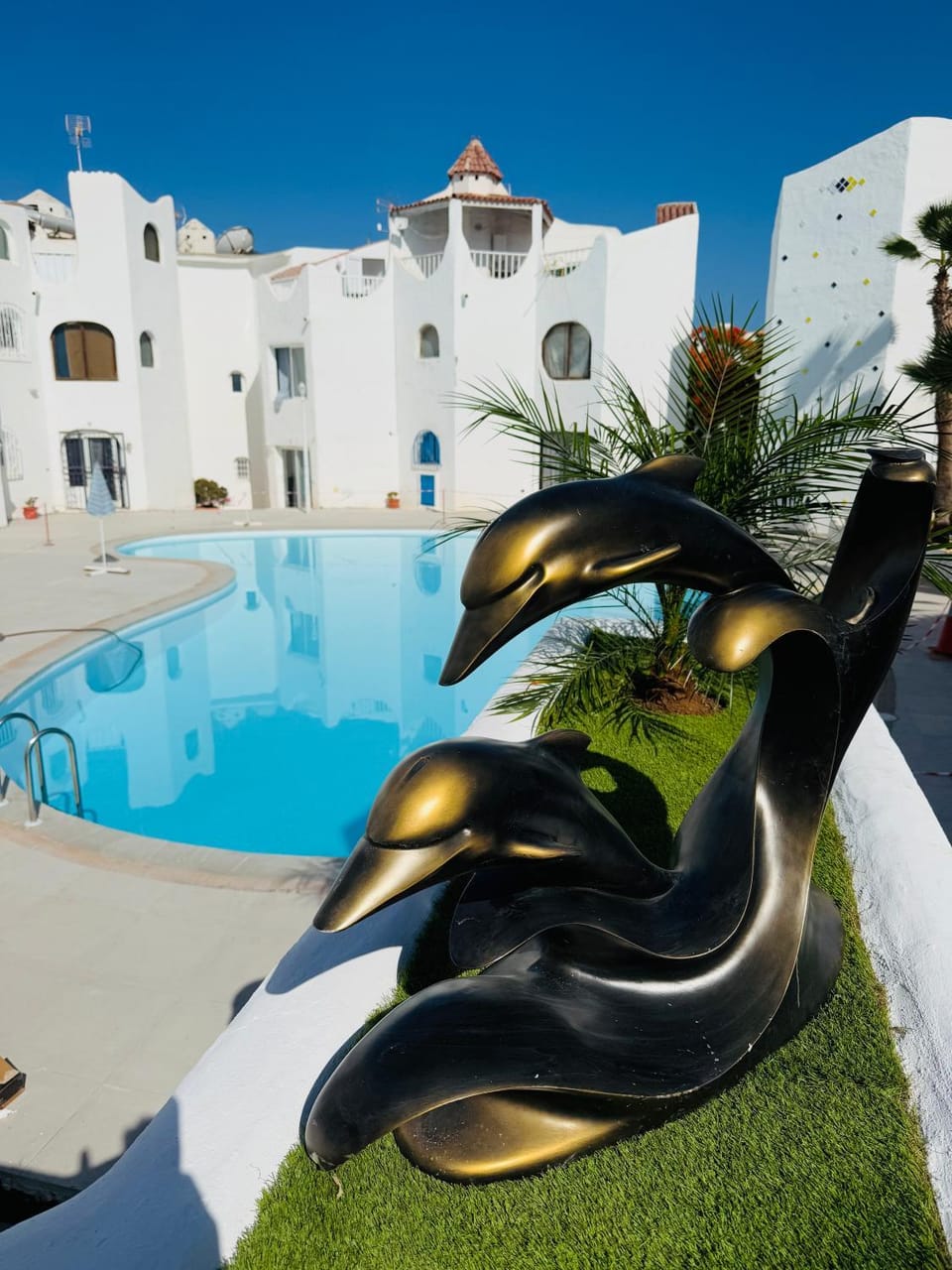 Property building, Day, Pool view, Swimming pool