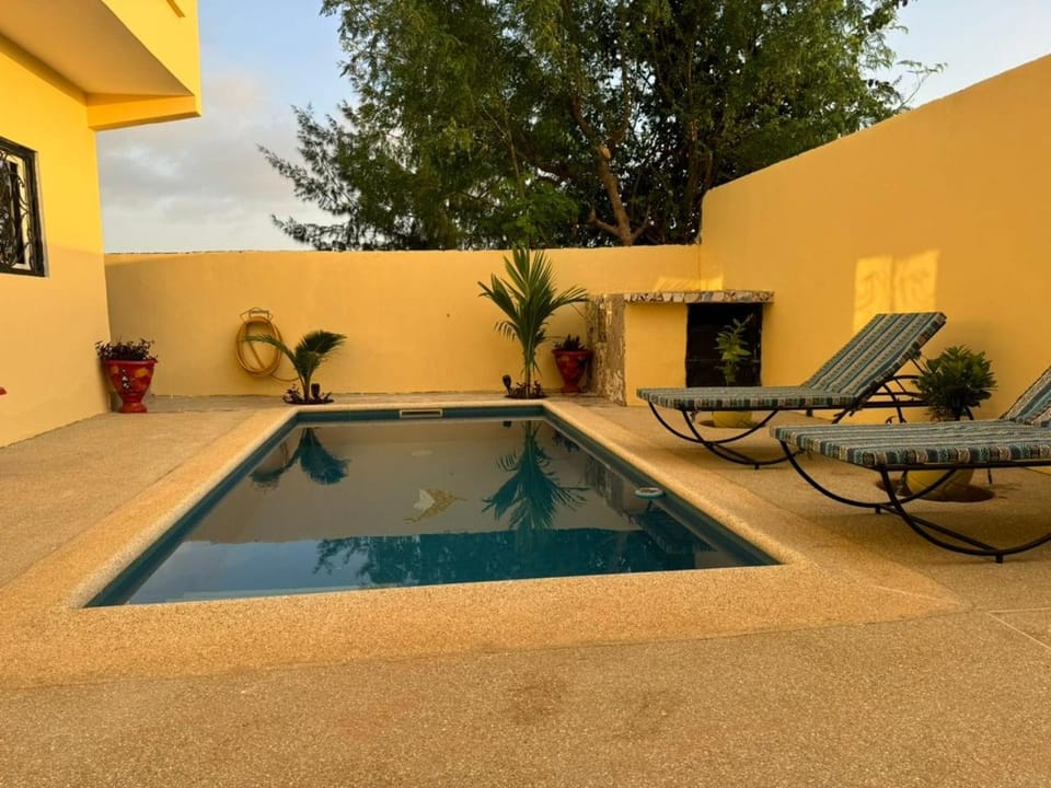 Patio, Pool view, Swimming pool, sunbed