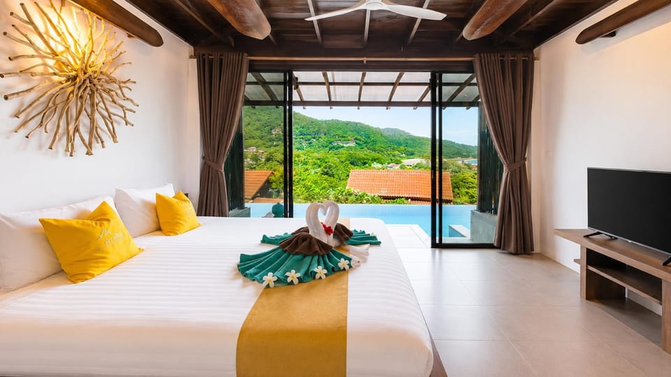 Bedroom, Sea view