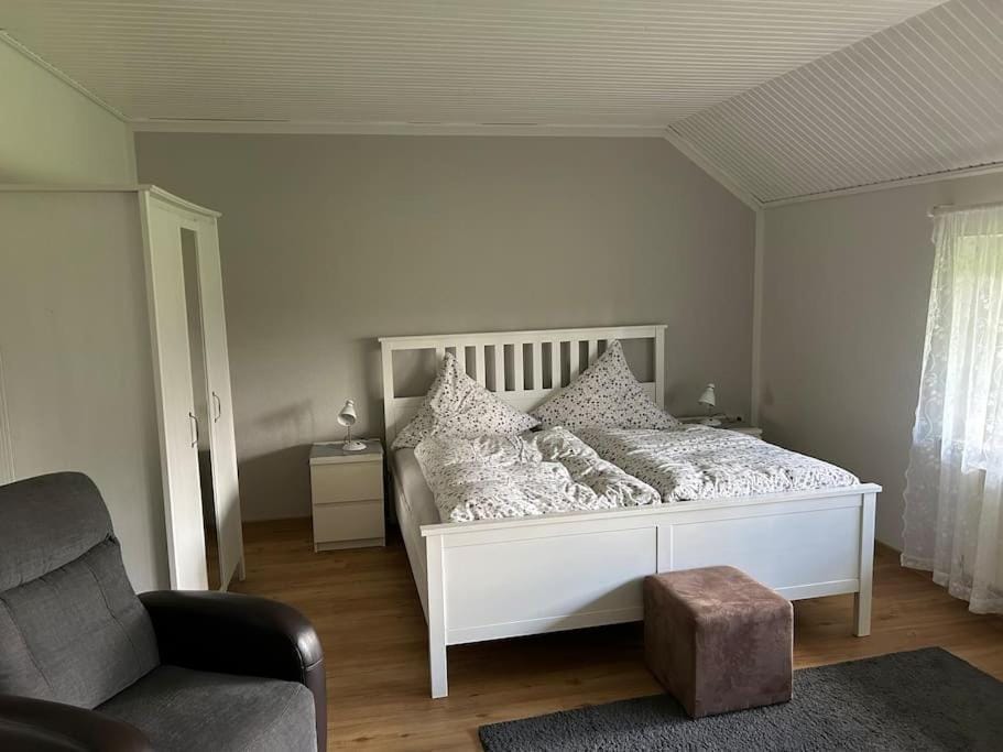 Bed, Living room, Photo of the whole room, Bedroom