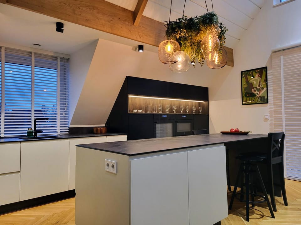 Kitchen or kitchenette, minibar, kitchen