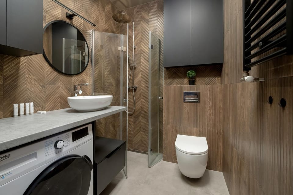 Shower, Toilet, Bathroom, washing machine