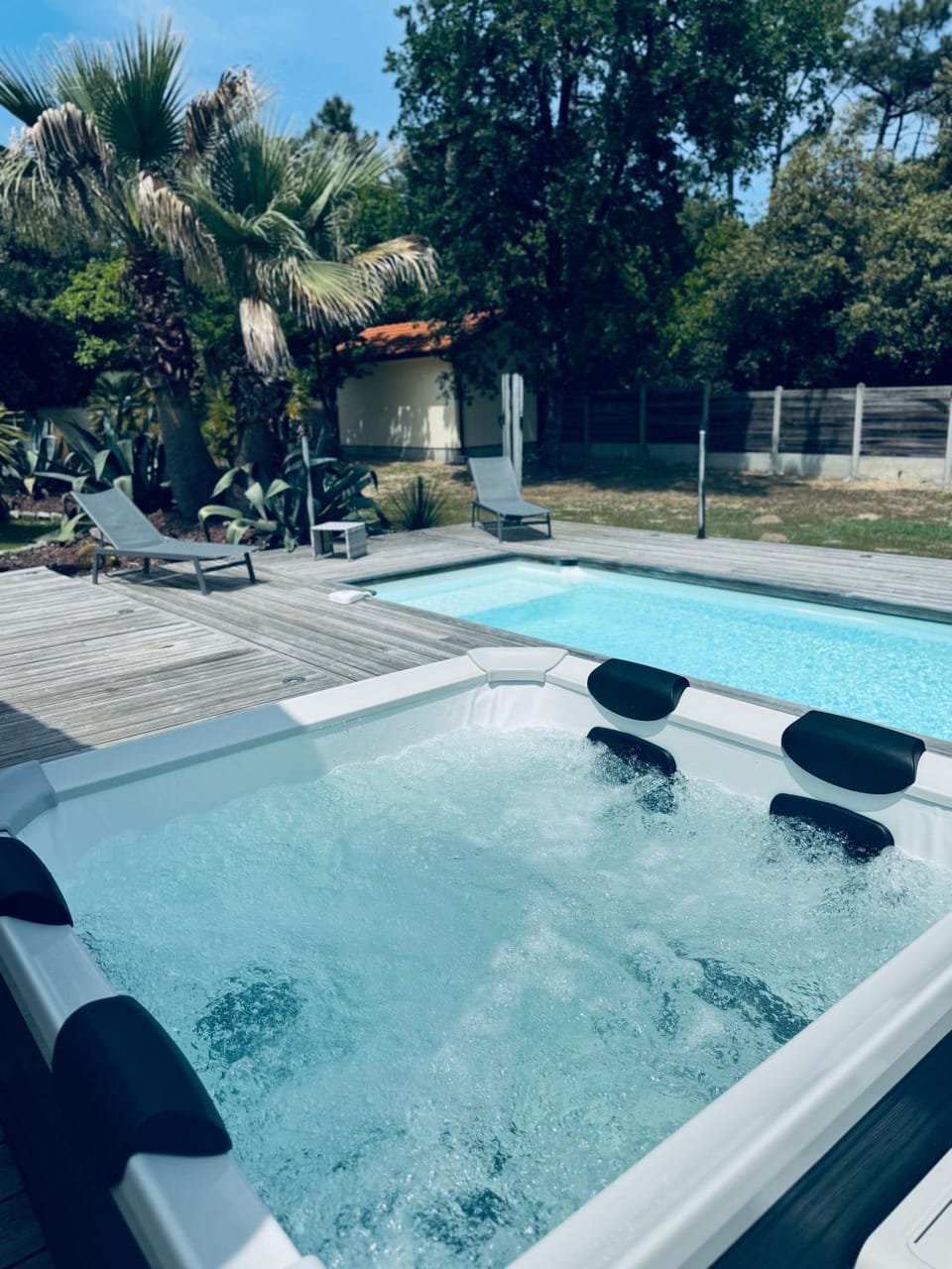 Le Chai de l'Océan - Villa Soulacaise plage à 100m Piscine Jardin 1400m2 Villa in Soulac-sur-Mer