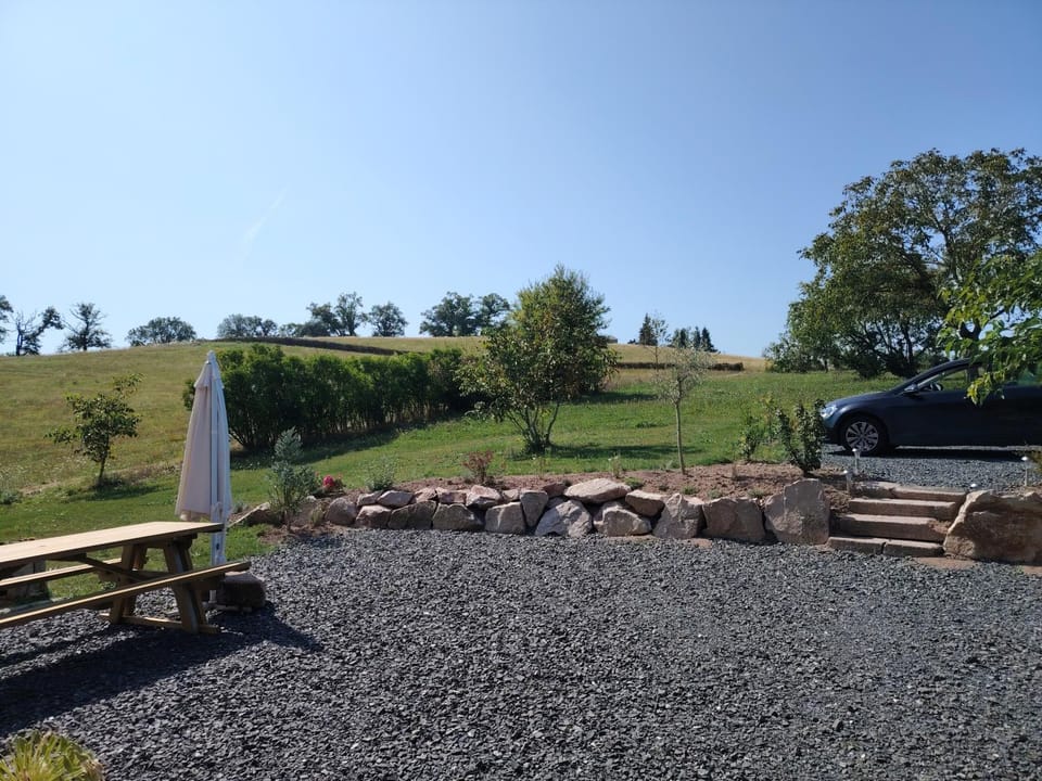 Property building, Garden view