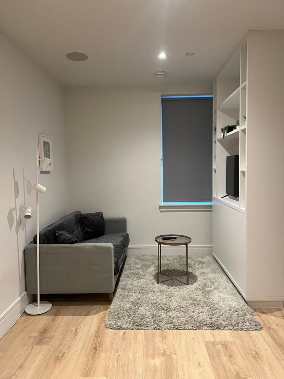 Bed, Living room, Photo of the whole room, Seating area, Bedroom