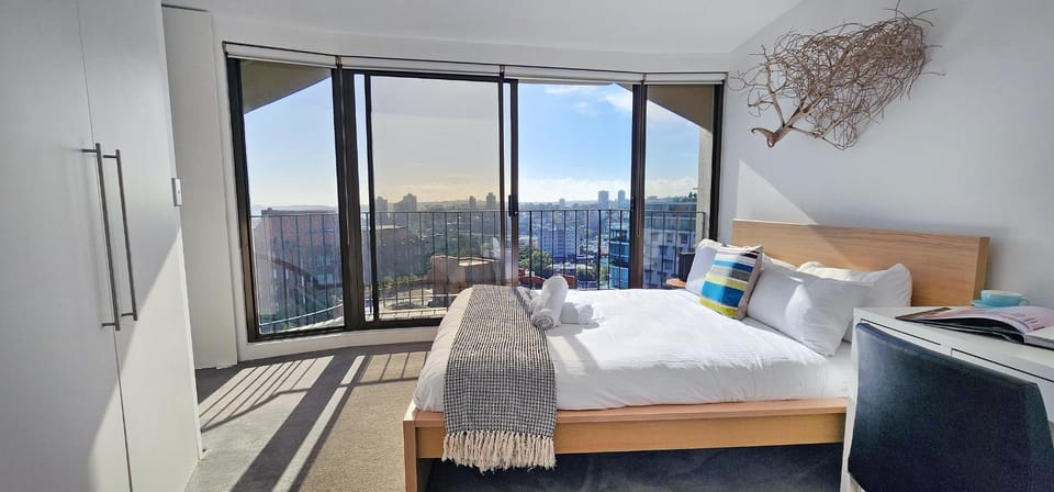 Bed, View (from property/room), Balcony/Terrace, Photo of the whole room, Bedroom, towels