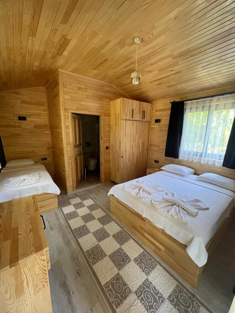 Bed, Photo of the whole room, Bedroom, wardrobe