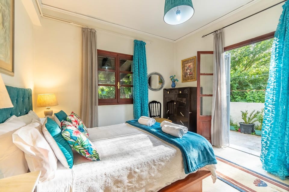 Property building, Living room, Bedroom