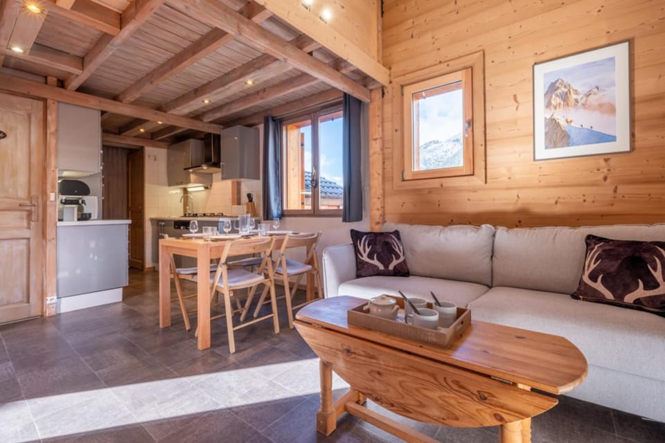 Alpine Escape Facing the Aiguille du Midi Chalet in Les Houches