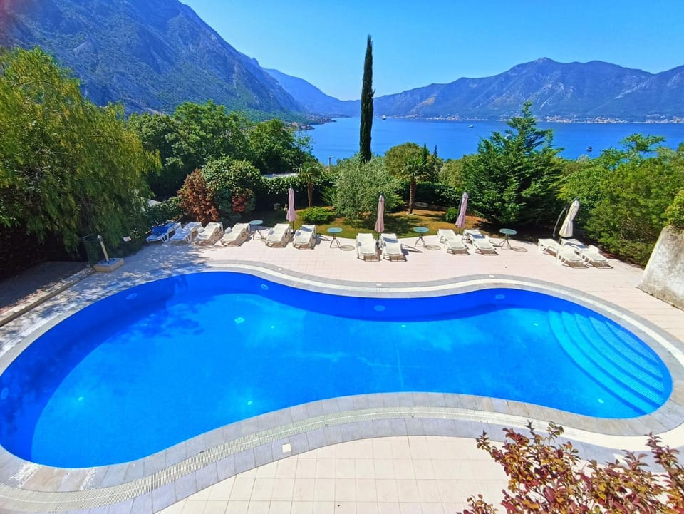 Natural landscape, Pool view, Swimming pool