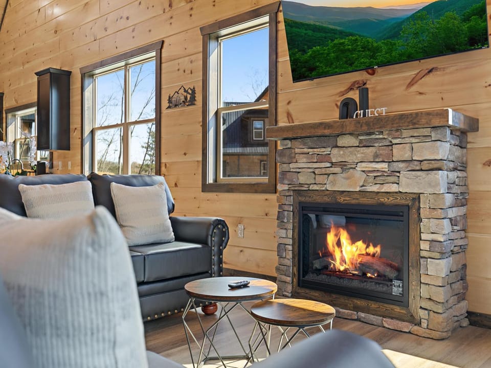 Living room, Seating area, fireplace, furniture