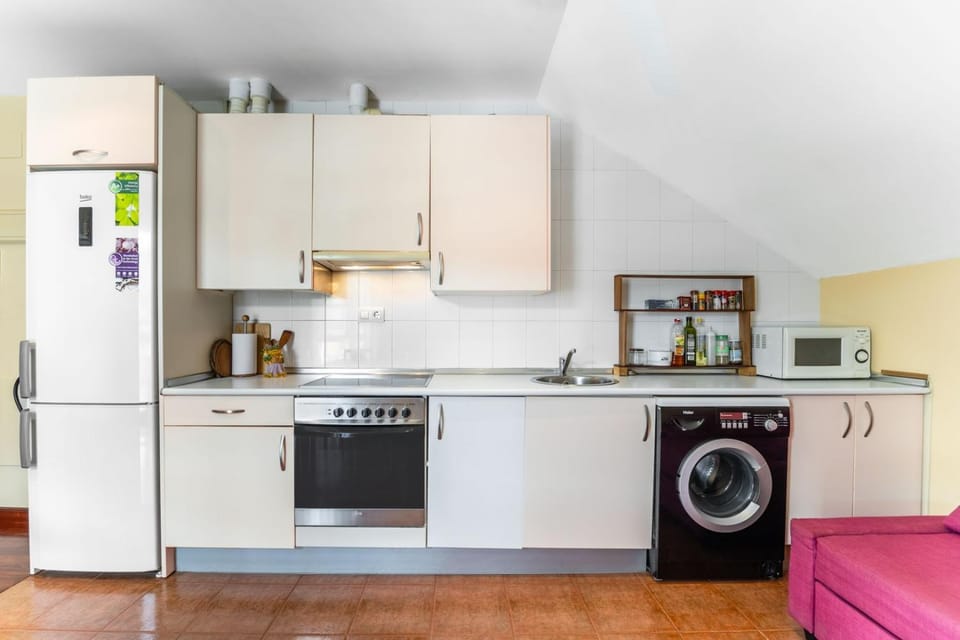 Kitchen or kitchenette, Living room