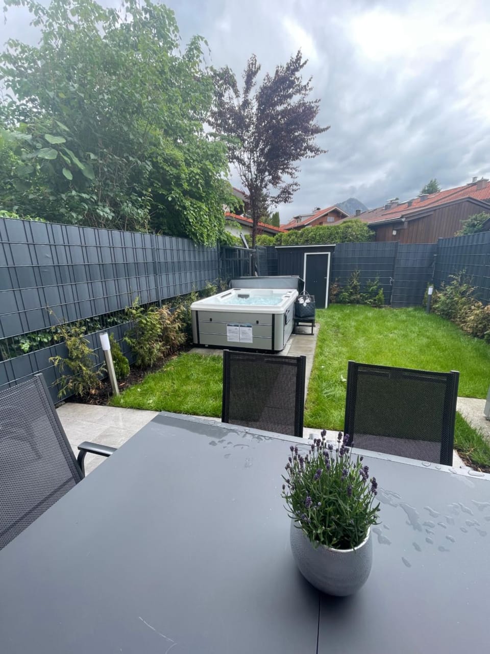 Property building, Garden