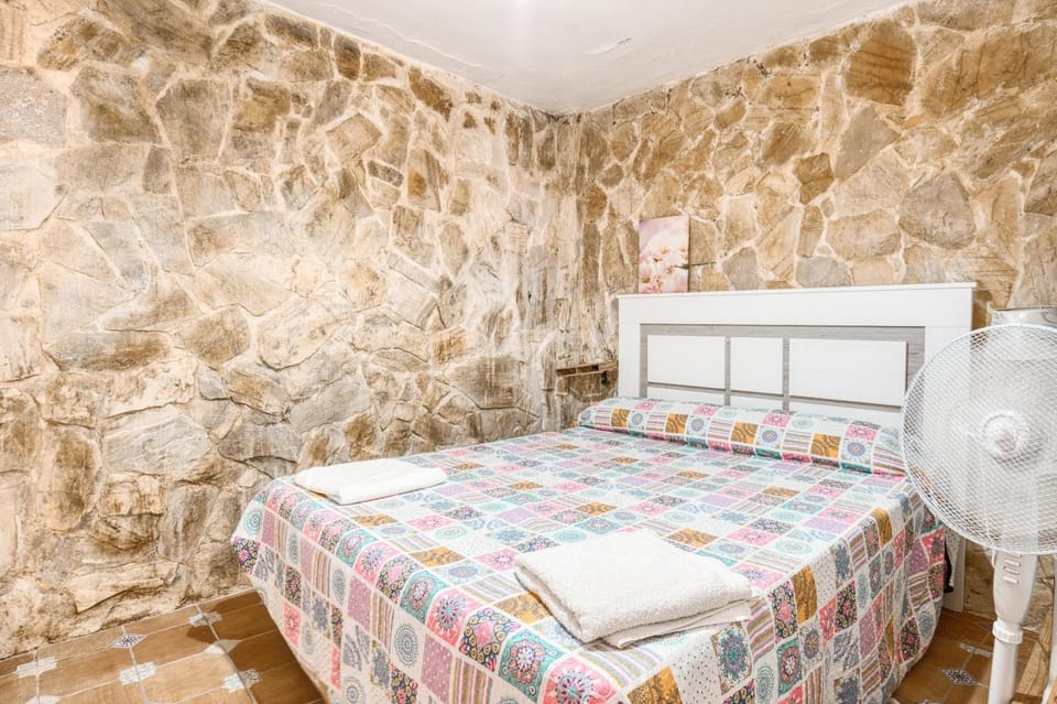 Property building, Living room, Bedroom