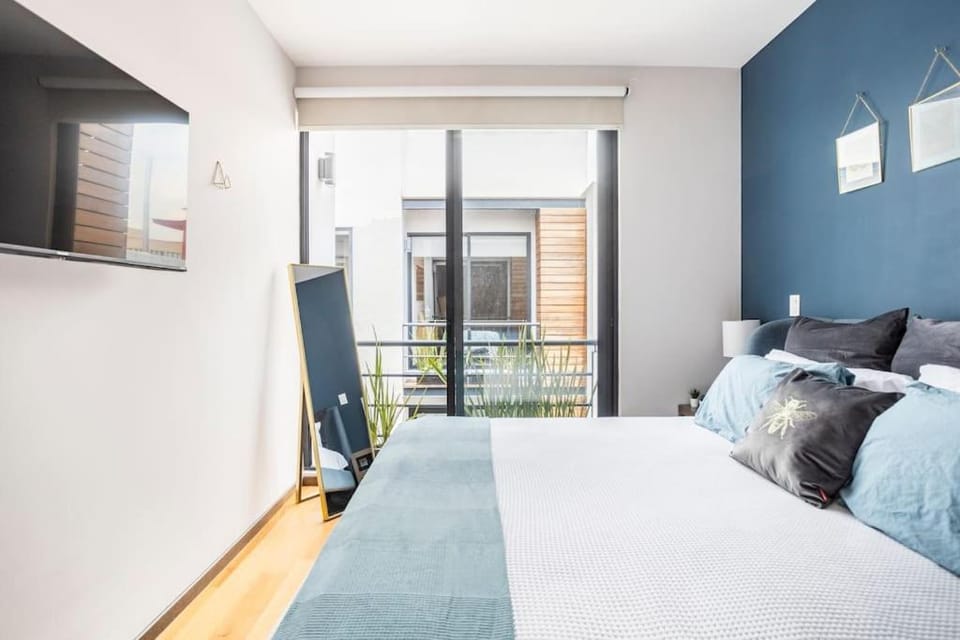 New PH for 6, BBQ and amazing private roof terrace Apartment in Mexico City